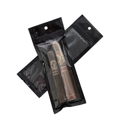 কাস্টম মাইলার জিপলক পুনরায় সিলযোগ্য সিগার ব্যাগ প্লাস্টিকের হ্যান্ড রোলিং ধূমপান আনুষাঙ্গিক প্যাকেজিং প্যাকেজিং খাদ্যের জন্য