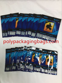 Custom Made Printed Cigar Humidor Bags Cigar Plastic Bags With Slid Zip Lock