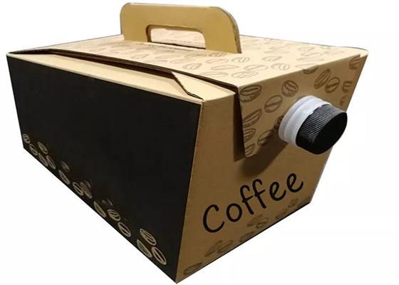2L/3L/5L ডিসপোজেবল কফি BIB ব্যাগ ইন বক্স ডিসপেনসারে ভালভ/স্পিগট 200 220 মাইক্রোন