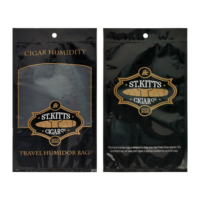 Wholesale Eco Friendly Reusable Keep Cigars Moist & Fresh Tbacco Products Cigar Bags Zipper Bag Cigar Travel Humidifier Bag