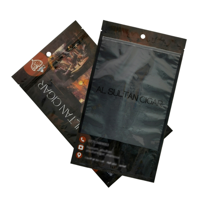 Customized Reusable Durable Cigar Moisture Bag with Zipper New Age Packaging & Printing Product for Cigars