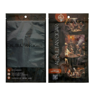 Customized Reusable Durable Cigar Moisture Bag with Zipper New Age Packaging & Printing Product for Cigars