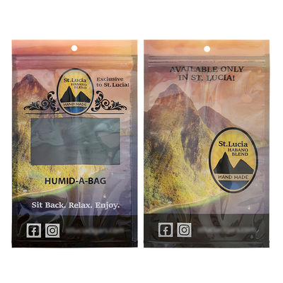 কাস্টম সিগার হিউমিডর প্যাকেজিং ব্যাগ ডেস্কটপ হিউমিডিফায়ার স্টোরেজ ব্যাগ সিগারের জন্য