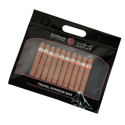 কাস্টমাইজেশন প্রিন্টিং আর্দ্রতা সিগার ব্যাগ জিপার সিগার হিউমিডর প্যাকেজিং ভ্রমণ আর্দ্রতা হিউমিডিফায়ার ব্যাগ