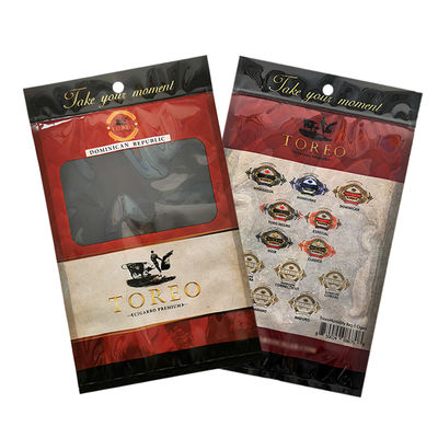 কাস্টম সিগার মোড়ানো প্যাকেজিং ব্যাগ ধূমপান পাতা ব্যাগ রোলিং তামাক প্যাকেজিং পাউচ তামাক সিগার মাইলার ব্যাগ