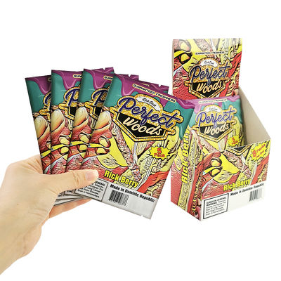 কারখানার সরাসরি বিক্রয় প্যাকেজিং সিগার ব্যাগ সোনালী তামাক উপাদান থলি উচ্চ মানের প্লাস্টিক