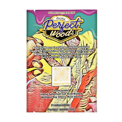 কারখানার সরাসরি বিক্রয় প্যাকেজিং সিগার ব্যাগ সোনালী তামাক উপাদান থলি উচ্চ মানের প্লাস্টিক