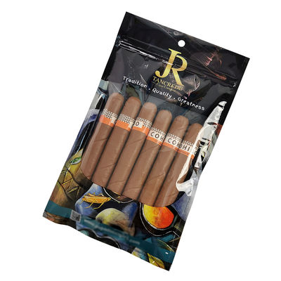 কাস্টম প্রিন্ট প্লাস্টিক হ্যান্ড রোলিং ধূমপান সরঞ্জাম কাস্টম তামাক সিগার ট্র্যাভেল ব্যাগ প্যাকেজিং পাউচের জন্য