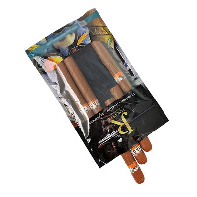 কাস্টম প্রিন্ট প্লাস্টিক হ্যান্ড রোলিং ধূমপান সরঞ্জাম কাস্টম তামাক সিগার ট্র্যাভেল ব্যাগ প্যাকেজিং পাউচের জন্য