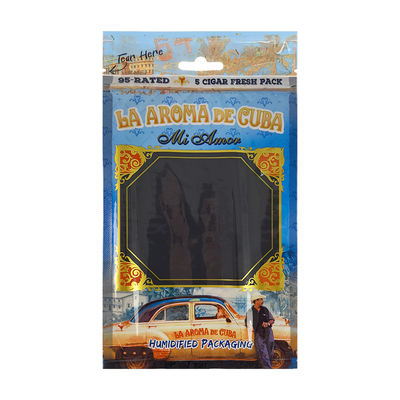 হিউমিডিফায়ার সহ কাস্টমাইজড লাক্সারি চামড়া সিগার ভ্রমণ কেস পোর্টেবল সিডার আচ্ছাদিত হিউমিডর ব্যাগ আর্দ্রতা নিয়ন্ত্রণ জিপলক পকেট