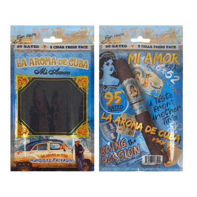 হিউমিডিফায়ার সহ কাস্টমাইজড লাক্সারি চামড়া সিগার ভ্রমণ কেস পোর্টেবল সিডার আচ্ছাদিত হিউমিডর ব্যাগ আর্দ্রতা নিয়ন্ত্রণ জিপলক পকেট