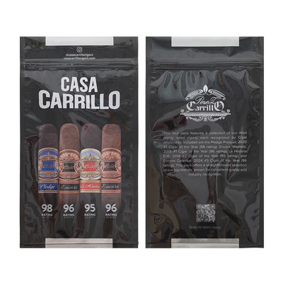 হিউমিডিফায়ার সহ কাস্টমাইজড লাক্সারি চামড়া সিগার ভ্রমণ কেস পোর্টেবল সিডার আচ্ছাদিত হিউমিডর ব্যাগ আর্দ্রতা নিয়ন্ত্রণ জিপলক পকেট