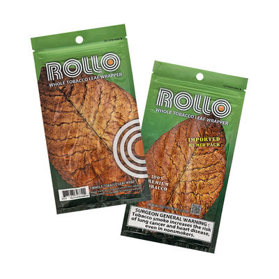 কাস্টম প্রিন্টিং প্লাস্টিক হ্যান্ড রোলিং ধূমপান সরঞ্জাম তামাক জিপলক সিগার ব্যাগ ময়েশ্চারাইজিং প্যাকেজিং পাউচ