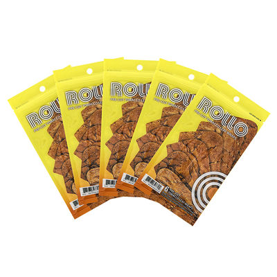 উইন্ডো হ্যান্ডেল ছিদ্র সহ রিসেলযোগ্য প্লাস্টিক সিগার হিউমিডিফায়ার পাউচ