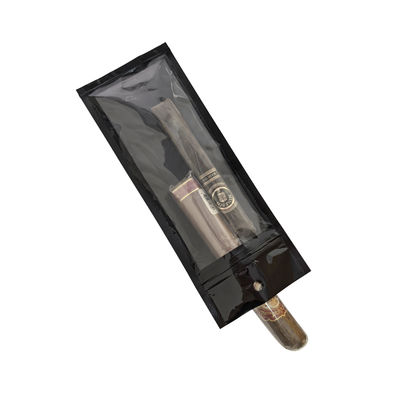 কাস্টম মাইলার জিপলক পুনরায় সিলযোগ্য সিগার ব্যাগ প্লাস্টিকের হ্যান্ড রোলিং ধূমপান আনুষাঙ্গিক প্যাকেজিং প্যাকেজিং খাদ্যের জন্য