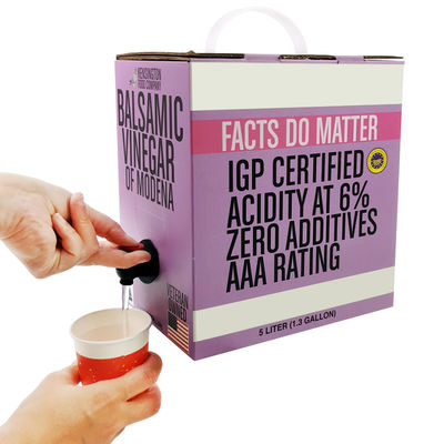 কাস্টম অ্যালুমিনিয়াম স্বচ্ছ বিব ব্যাগ 5L জুস প্যাকেজিং পানীয় पाउচ ওয়াইন ব্যাগ ইন বক্স