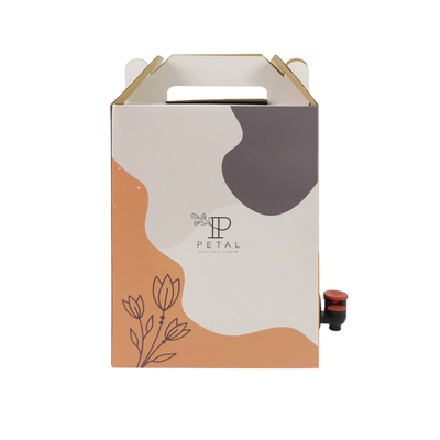 1L / 2L / 3L কাস্টম কফি বক্স বন্টন কফি ব্যাগ বক্স সঙ্গে ভালভ ডিসপেনসর সঙ্গে