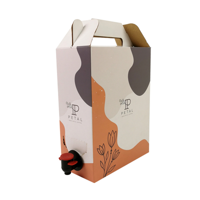 1L / 2L / 3L কাস্টম কফি বক্স বন্টন কফি ব্যাগ বক্স সঙ্গে ভালভ ডিসপেনসর সঙ্গে
