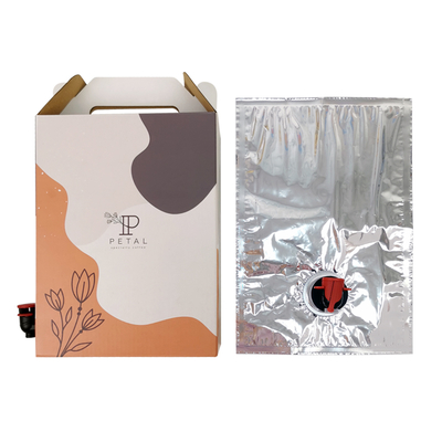 1L / 2L / 3L কাস্টম কফি বক্স বন্টন কফি ব্যাগ বক্স সঙ্গে ভালভ ডিসপেনসর সঙ্গে