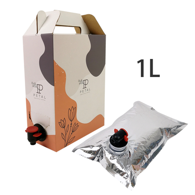 1L / 2L / 3L কাস্টম কফি বক্স বন্টন কফি ব্যাগ বক্স সঙ্গে ভালভ ডিসপেনসর সঙ্গে