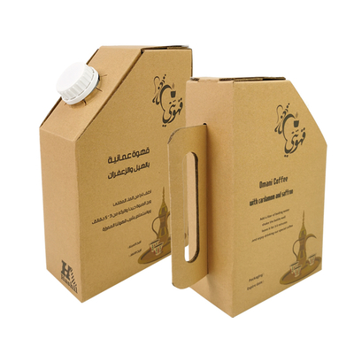 1L/2L/3L/5L পানীয় ব্যাগ ডিসপোজেবল হ্যান্ডেল কফি বিব ব্যাগ ইন বক্স ওয়াইন উইথ ভালভ কফি বক্স ডিসপেন্সার