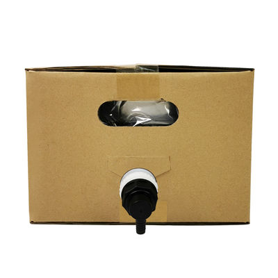 5L 10L 20L ব্যাগ ইন বক্স ফুড গ্রেড স্বচ্ছ অ্যাসেপটিক প্লাস্টিক ওয়াইন জুস প্যাকেজিং, কল ক্যাপ এবং কার্টন কন্টেইনার BIB ব্যাগ সহ