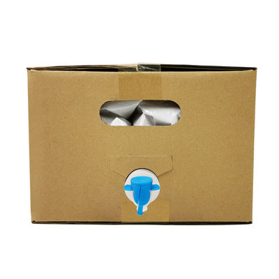 5L 10L 20L ব্যাগ ইন বক্স ফুড গ্রেড স্বচ্ছ অ্যাসেপটিক প্লাস্টিক ওয়াইন জুস প্যাকেজিং, কল ক্যাপ এবং কার্টন কন্টেইনার BIB ব্যাগ সহ