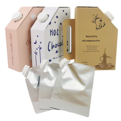 প্লাস্টিক BIB ব্যাগ ইন বক্স ১লিটার গরম কফি বক্স তরল প্যাকেজিং