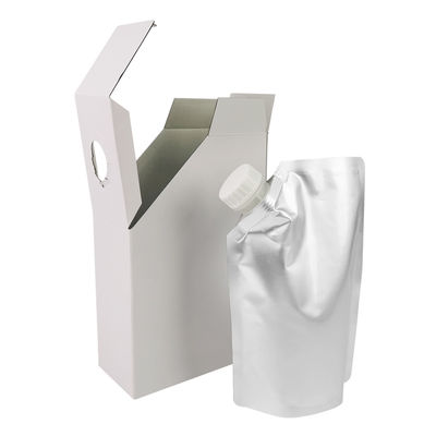 1L 3L 5L ক্রাফ্ট পেপার কফি বক্স BIB ব্যাগ কফি বক্সে ডিসপোজেবল কফি ব্যাগ ইন বক্স ভালভ সহ তরল ডিসপেন্সার