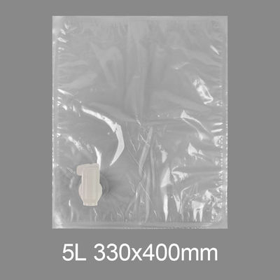 কাস্টম স্বচ্ছ BIB 3l 5l 10l 20l প্লাস্টিক ট্যাপ ব্যাগ পানীয় জল ওয়াইন জুস ব্যাগ ইন বক্স ডিসপেন্সার বাটারফ্লাই ভালভ ভিটপ সহ