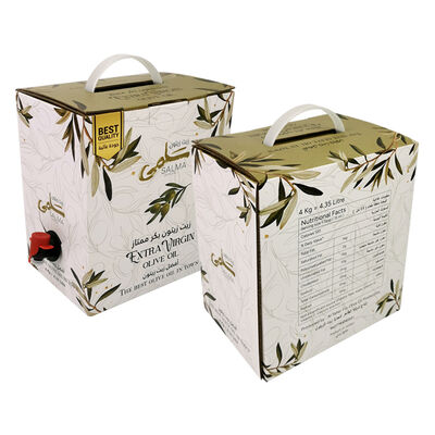 তরল প্যাকেজিং সমাধানের জন্য উপযুক্ত 5L 10L 20L 25L এবং 220L ধারণক্ষমতা সহ বাক্স পাত্রে স্পাউট ব্যাগ ছাড়াই