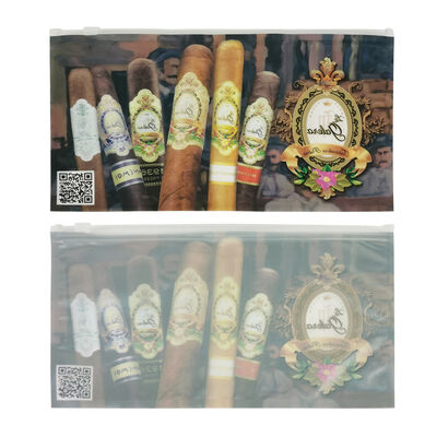 ছোট প্লাস্টিক সিগার ব্যাগ, সিগার ময়েশ্চারাইজিং প্লাস্টিক জিপার ব্যাগ যা আর্দ্রতা ধরে রাখা এবং সহজে পুনরায় সিল করার সুবিধার জন্য তৈরি