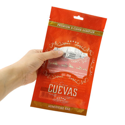 ফুড গ্রেড টিপিইউ এবং পিই কাস্টম সিগারেট ব্যাগ কাস্টম লিকপ্রুফ প্যাকেজিং ব্যাগ নিরাপদ পরিবহন এবং সিগারের সঞ্চয় জন্য ডিজাইন করা