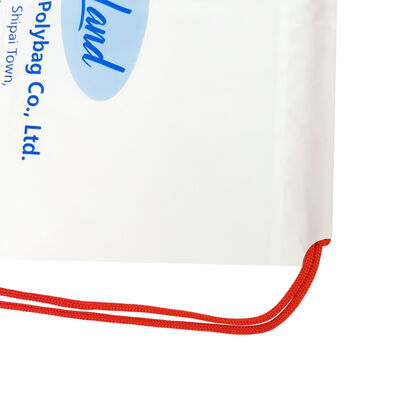 টানা স্ট্রিং বন্ধ টানা স্ট্রিং ব্যাগ কাস্টম লোগো হালকা নাইলন ব্যাগ সহজ বহন এবং কার্যকর দৃশ্যমানতার জন্য ডিজাইন করা