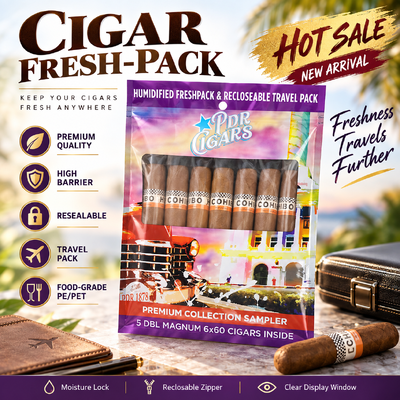 Humidity Sheet Inside Cigar Humidifier Bag Featuring MOPP PE Material Structure Ensuring Stable Humidity Levels for Cigars