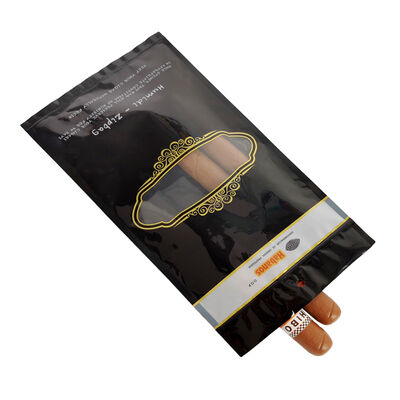Medium humidified cigar bags customizable color ideal for cigar wholesalers and retailers seeking packaging that maintains cigar moisture