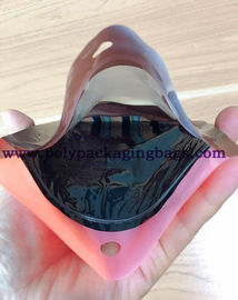 জিপলক স্বচ্ছ উইন্ডো ট্যাব্যাকো পাউচ 72% আর্দ্রতা জিপার সিগার প্যাকেজিং ব্যাগ পাউচ