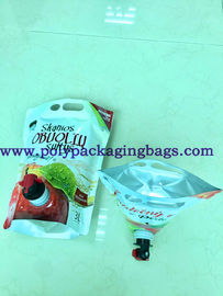 স্ট্যান্ড আপ 0.19mm 20L প্লাস্টিক তরল খাদ্য ব্যাগ ভালভ/স্পিগট সহ