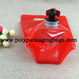 জলরোধী বাটারফ্লাই ভালভ 3L 5L পানীয় রিফিল পাউচগুলি স্পিগটের সাথে