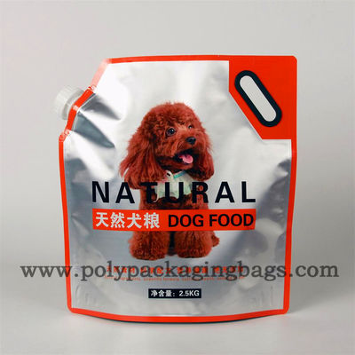 2.5KG স্ট্যান্ড আপ অ্যালুমিনিয়াম ফয়েল PET স্পাউটেড পাউচ ব্যাগ