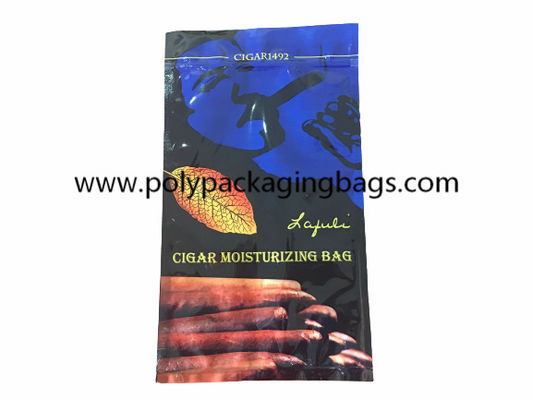 ক্লাসিক সিগার ময়শ্চারাইজিং জিপার কম্পাউন্ড প্লাস্টিক ব্যাগ সিগার হিউমিডর ব্যাগ টপ জিপ লক সহ