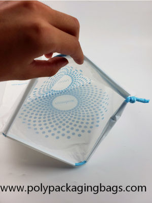 সিপিই ক্লোথস ড্রস্ট্রিং প্লাস্টিক ব্যাগ ডিজিটাল দৈনিক প্রয়োজনীয়তা প্যাকেজিং আর্দ্রতা প্রুফ