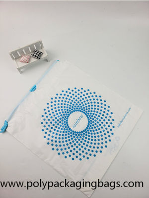 সিপিই ক্লোথস ড্রস্ট্রিং প্লাস্টিক ব্যাগ ডিজিটাল দৈনিক প্রয়োজনীয়তা প্যাকেজিং আর্দ্রতা প্রুফ