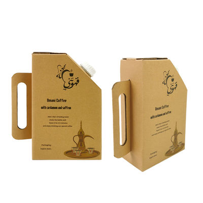 1L/2L/3L/5L পানীয় ব্যাগ ডিসপোজেবল হ্যান্ডেল কফি বিব ব্যাগ ইন বক্স ওয়াইন উইথ ভালভ কফি বক্স ডিসপেন্সার